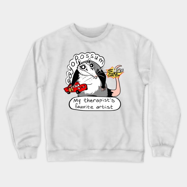 Ayopossum Approved Crewneck Sweatshirt by ProfessorBees